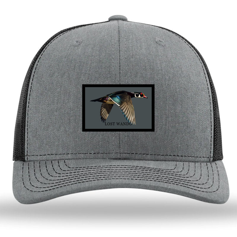 Wood Duck -Color Sublimated patch -Heather Grey-Black Richardson 112 Hat Lost Wando Outfitters - Lost Wando Outfitters