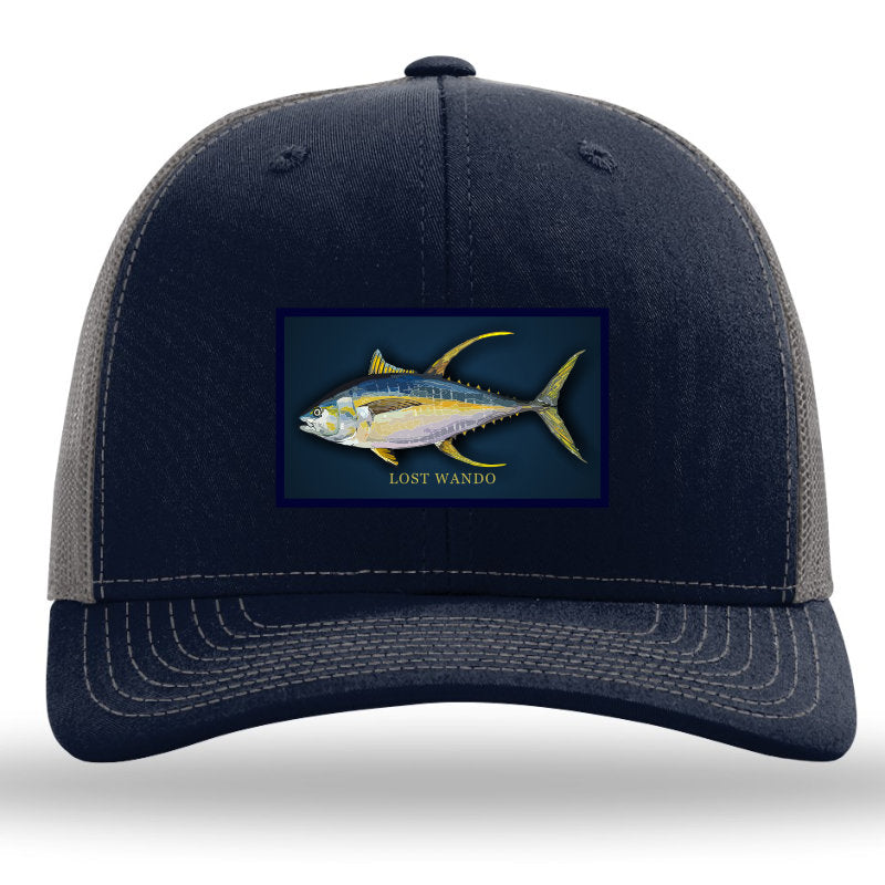 Yellow Fin Tuna Color Patch Navy/Charcoal Richardson Sports 112 Trucker Snapback Lost Wando Outfitters