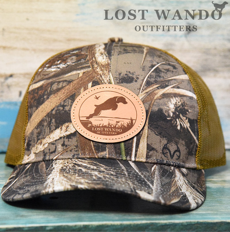 Load image into Gallery viewer, Boykin Fetch Max5-Buck Leather Patch Hat Lost Wando Outfitters Richardson 112P - Lost Wando Outfitters
