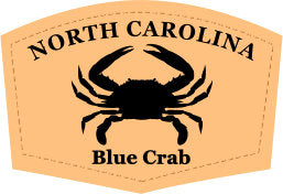 North Carolina Blue Crab Leather Patch Hat- Heather Grey-White Richardson 112 - Lost Wando Outfitters