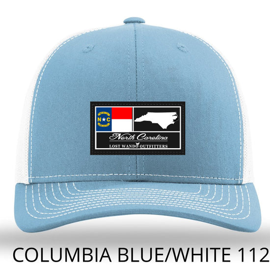 Load image into Gallery viewer, North Carolina Woven Patch Columbia Blue-White Richardson 112 - Lost Wando Outfitters - Lost Wando Outfitters
