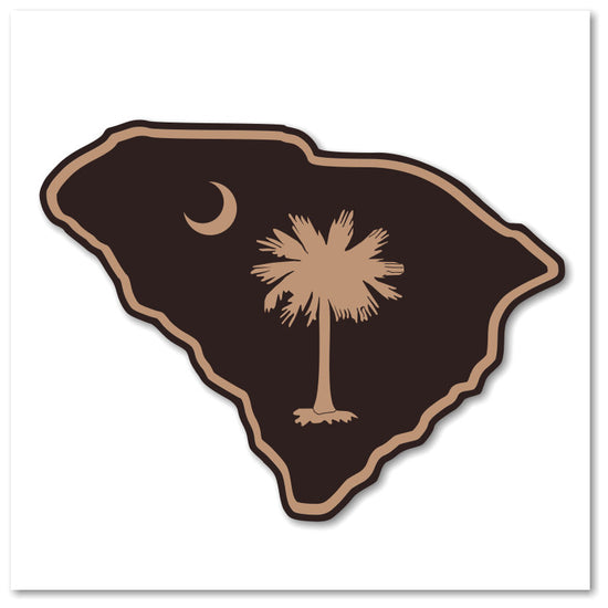 Load image into Gallery viewer, SC Etched Leather Outline Hat -Cardinal-White Lost Wando - Lost Wando Outfitters
