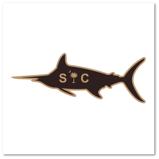 SC Marlin Etched Leather -Black Charcoal - Lost Wando Outfitters