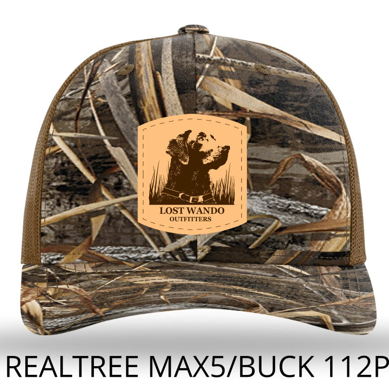 Wando Stay Realtree Max5-Buck Camo Leather Patch Richardson 112P Snapback Hat- Lost Wando Outfitters - Lost Wando Outfitters
